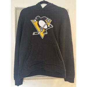 NHL Pittsburgh Penguins Fanatics Hoodie,‎ Black. Youth: Size XL-EG-TG-18/20.